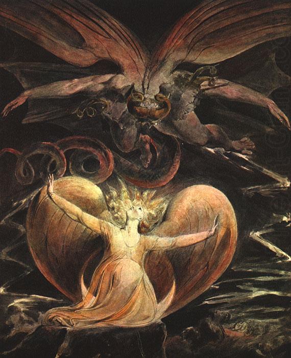 The Great Red Dragon and the Woman Clothed with the Sun, William Blake